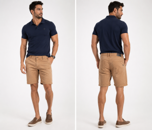 BERMUDA MASCULINA COM LYCRA