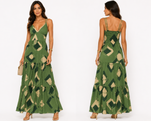 VESTIDO LONGO ESTAMPADO